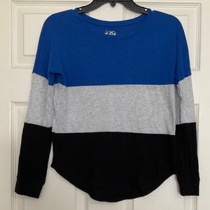 Justice Long-sleeve Striped Tee Girls 10